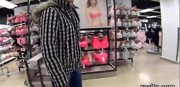  Charming czech kitten gets seduced in the mall and penetrated in pov